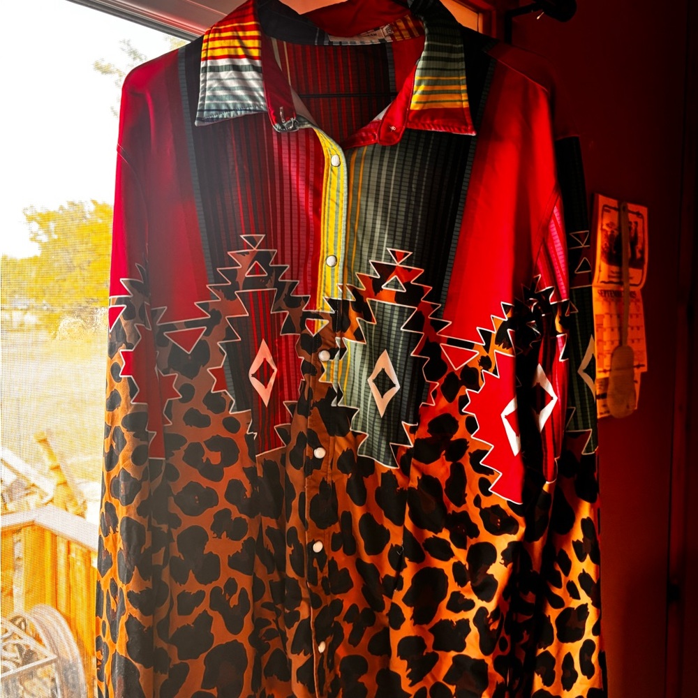 Bold Multicolor Button Down Shirt